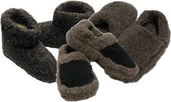 uld hjemmesko mænd og slippers dame herre sutsko